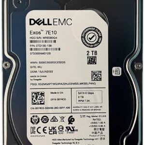 DELL EXOS 7E10 2TB ENTERPRISE SATA HDD